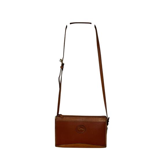 Vintage 90's Dooney & Bourke Pebbled Leather Crossbody Purse - Picture 4 of 8